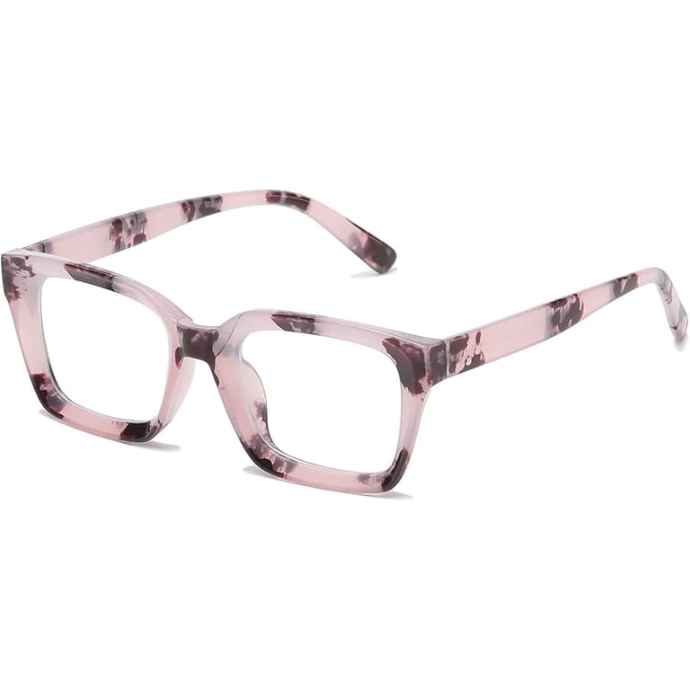EYLRIM Classic Thick Square Frame Clear Lens Glasses for  display picture 1