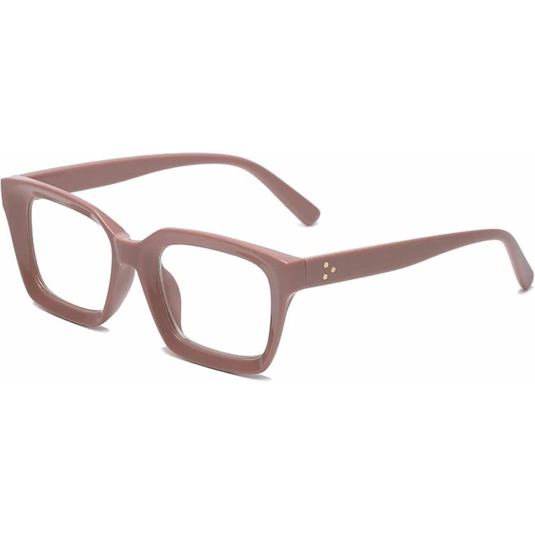 EYLRIM Classic Thick Square Frame Clear Lens Glasses for  display picture 1