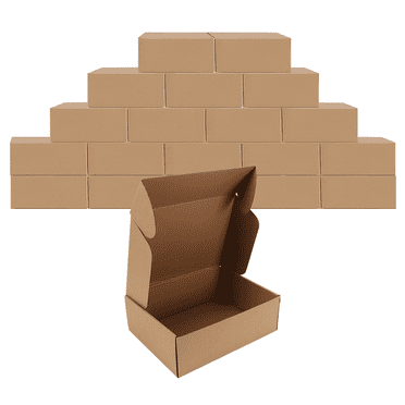 Shipping Boxes 12x9x4 Inches Pack Of 20, White Corrugated Cardboard Box