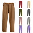 thumbnail image 1 of EYNMVR Boys Dress Pants Kids Wedding Suit Pants Boys School Uniform Pants Trousers 11-12 Years, 1 of 4