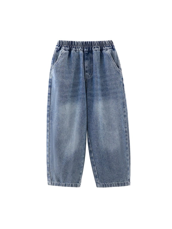 Boys Straight Fit Denim Jeans Regular & Husky Fit Options 5-6 Years
