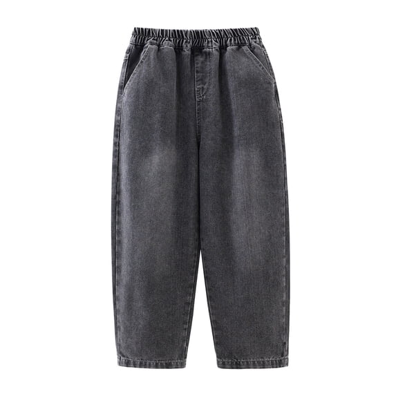 EYNMVR Boys Straight Fit Denim Jeans Regular & Husky Fit Options 8-9 Years