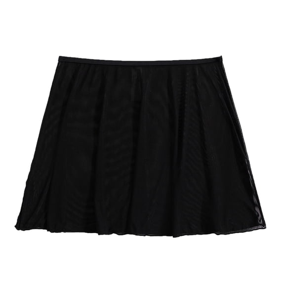 EYNMVR Fashion Sheer Mesh Skirt Women - Swim Mini High Waisted See Through Bikini Cover Up Skirts
