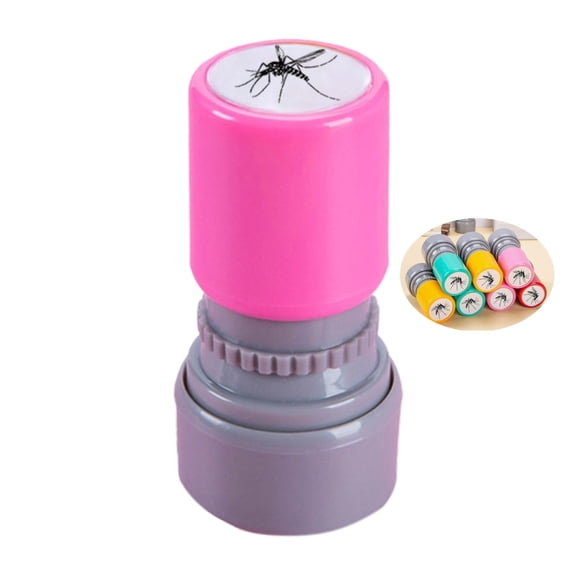 EYNMVR Kids Self‑Inking Mosquito Bug Stamp, Novelty Prank Toy Stamp, Fun Insect Pattern Stamp for Party Favors, DIY Crafts and Game Play
