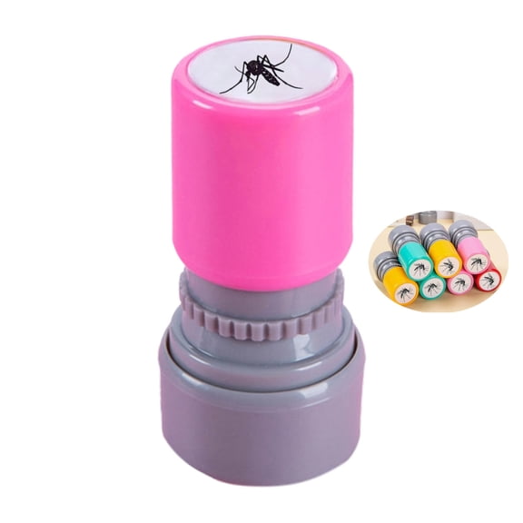 EYNMVR Kids Self‑Inking Mosquito Bug Stamp, Novelty Prank Toy Stamp, Fun Insect Pattern Stamp for Party Favors, DIY Crafts and Game Play