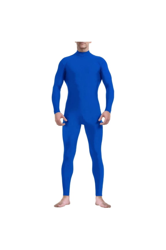 Men's and Women's Bodysuit One Piece Unitard Halloween Spandex Skin Suit Stretchy Full Body Zentai Suit