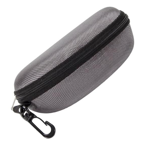 EYNMVR Portable Hard Shell Sunglasses Case, Zipper Eyewear Storage Holder with Clip Hook, Durable EVA Glasses Protector Box for Travel Daily Use