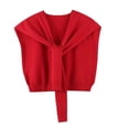 thumbnail image 1 of EYNMVR Sweater Shawl Wraps for Women Sweater Knitted Knotted Shawls Travel Casual Scarf Cape Shoulder Tops Fashion Wrap, 1 of 2