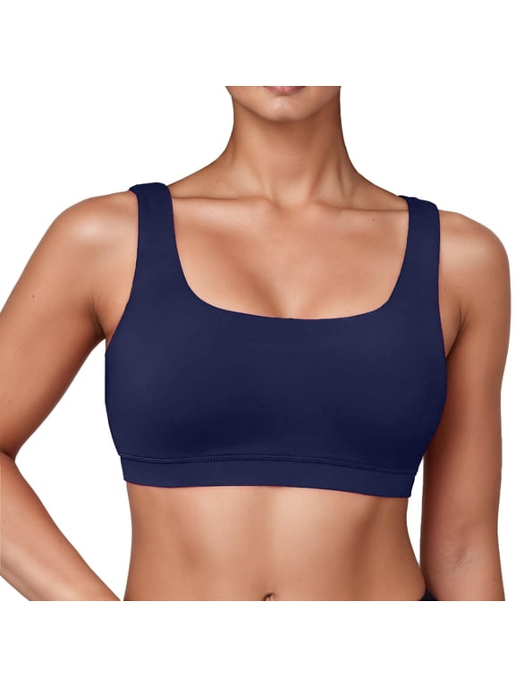 Women Sport Bra Swimsuit Top - Swim Bra Bikini Top Only Scoop Neck Bathing Top 2026 Swimwear