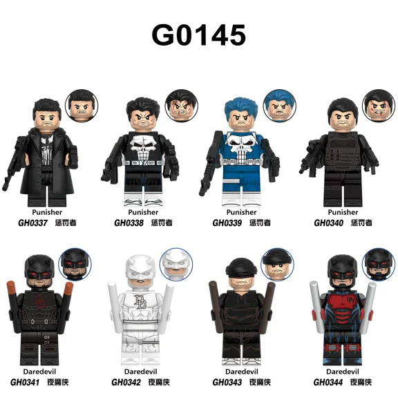 EYUCDVC 8PCS Superhero Minifigure Toys - Action Figures 1.8inch Set, The Best Gift For Christmas, Halloween, Birthdays
