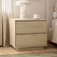 thumbnail image 1 of EYYTHUNG Farmhouse Nightstand with 2 Drawers, 21.6" Large Wooden Bedside Table with Storage Drawers, Modern Bedside End Table, Light Oak, 1 of 6