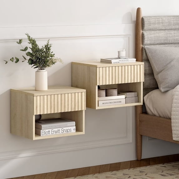 Floating Nightstand Set Of 2