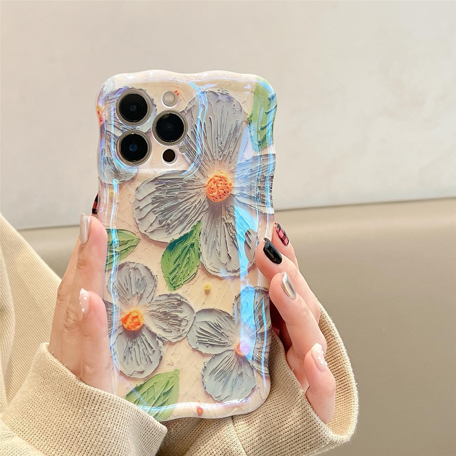 EYZUTAK Cover Con Disegno Drago Per IPhone 7/8/SE – Custodia Ibrida Rigida E Morbida, Stampa 3D, Protezione Antiurto