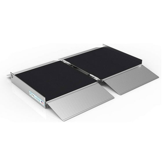 EZ-ACCESS 2 ft Suitcase Singlefold Portable Ramp, Surface Resists Slips