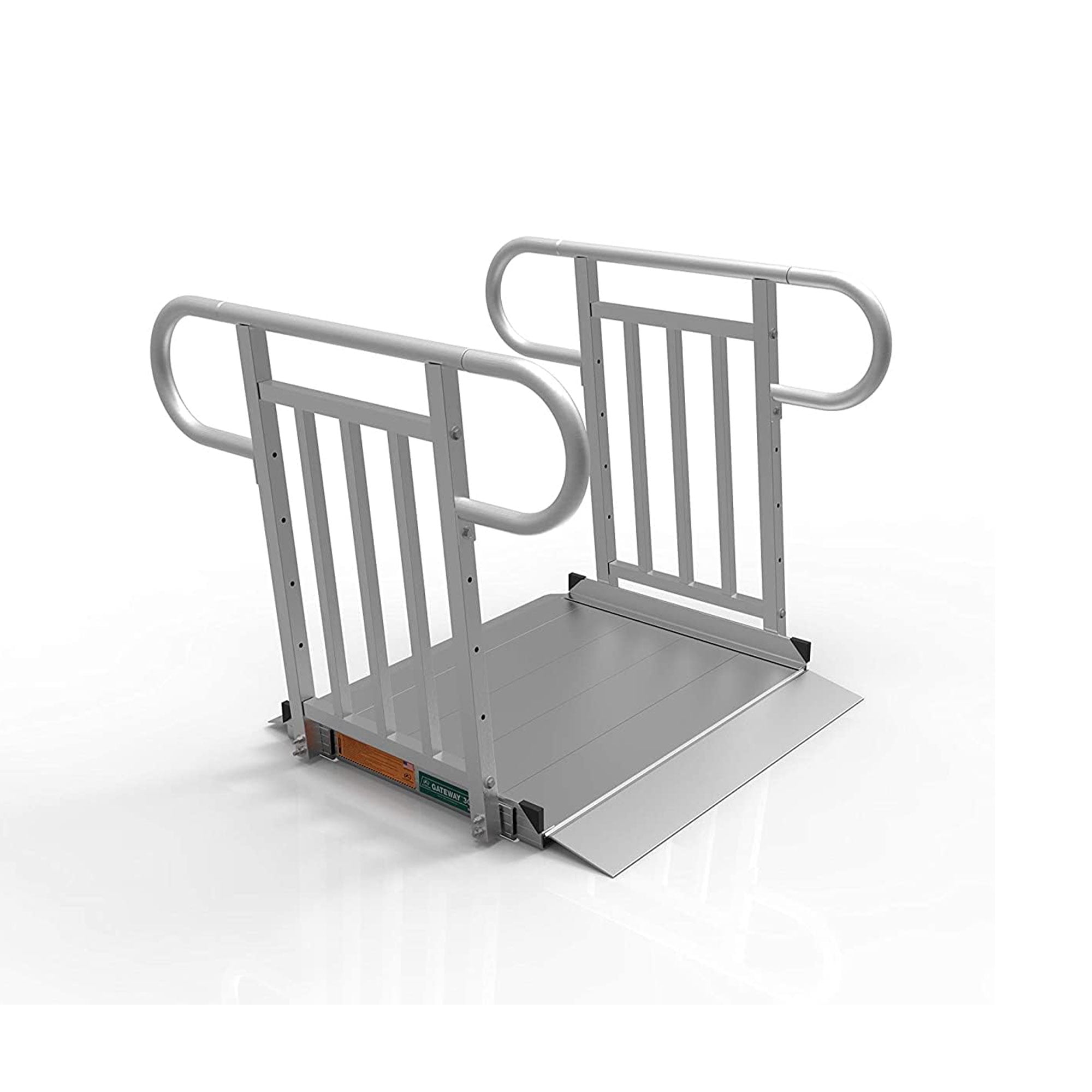 EZ-ACCESS GATEWAY 3G 3' Aluminum Wheelchair Ramp with Vertical Picket ...