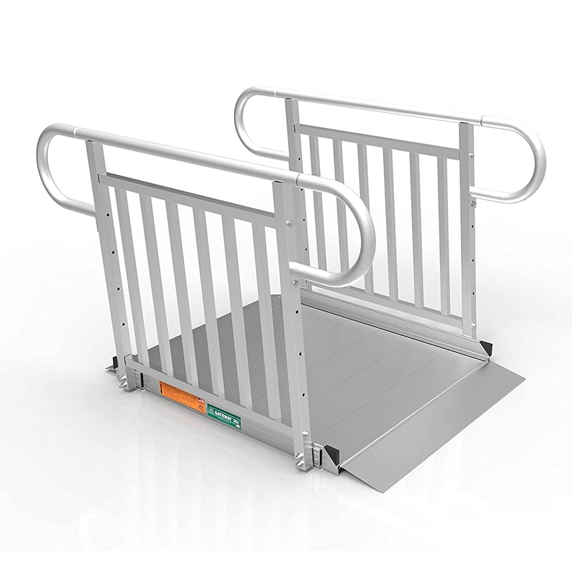 EZ-ACCESS GATEWAY 3G 5 Foot Wheelchair Ramp with Vertical Picket Rail ...