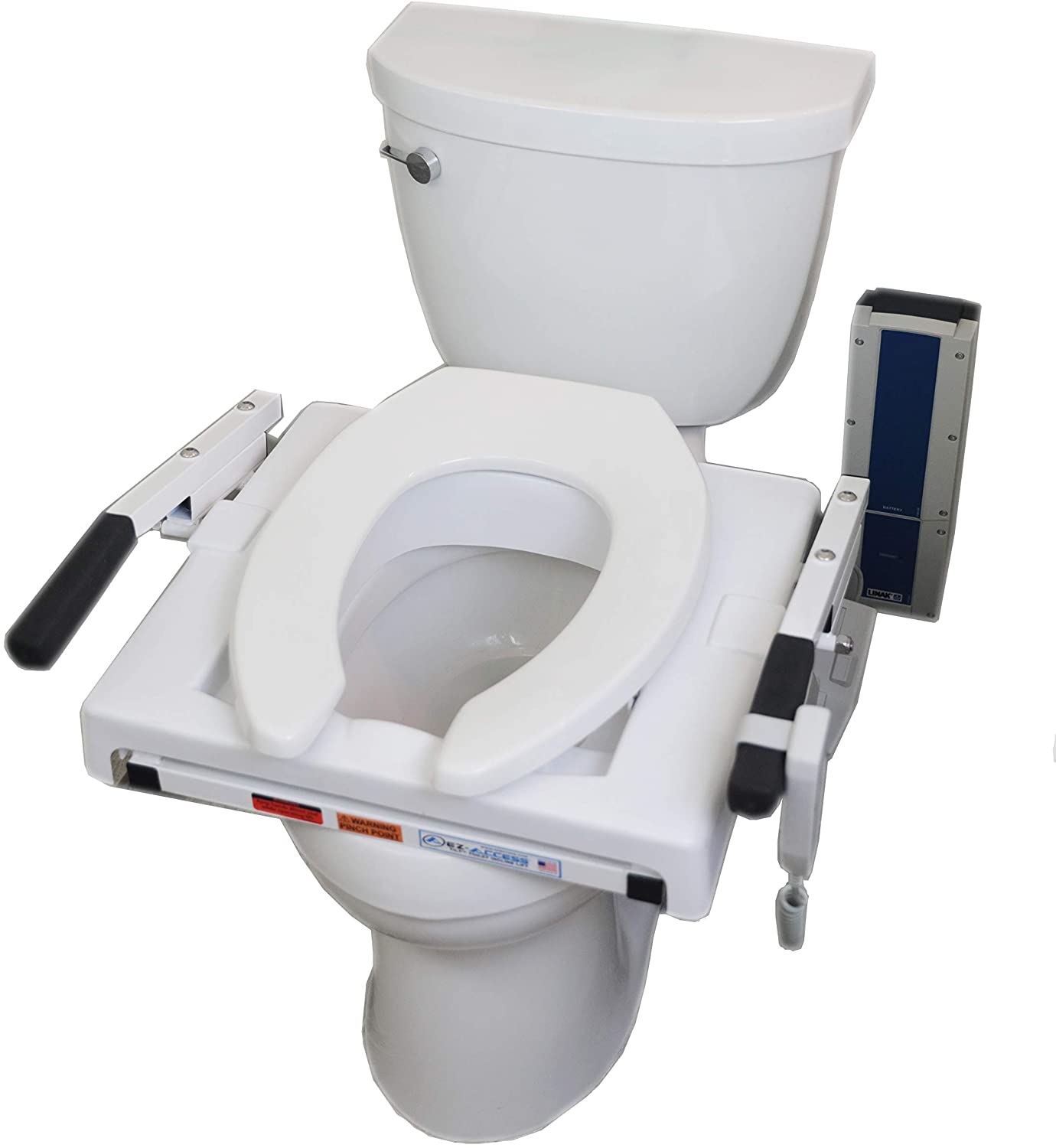 EZ-ACCESS TILT Toilet Incline Lift, Battery Powered (Included), Standard  Seat