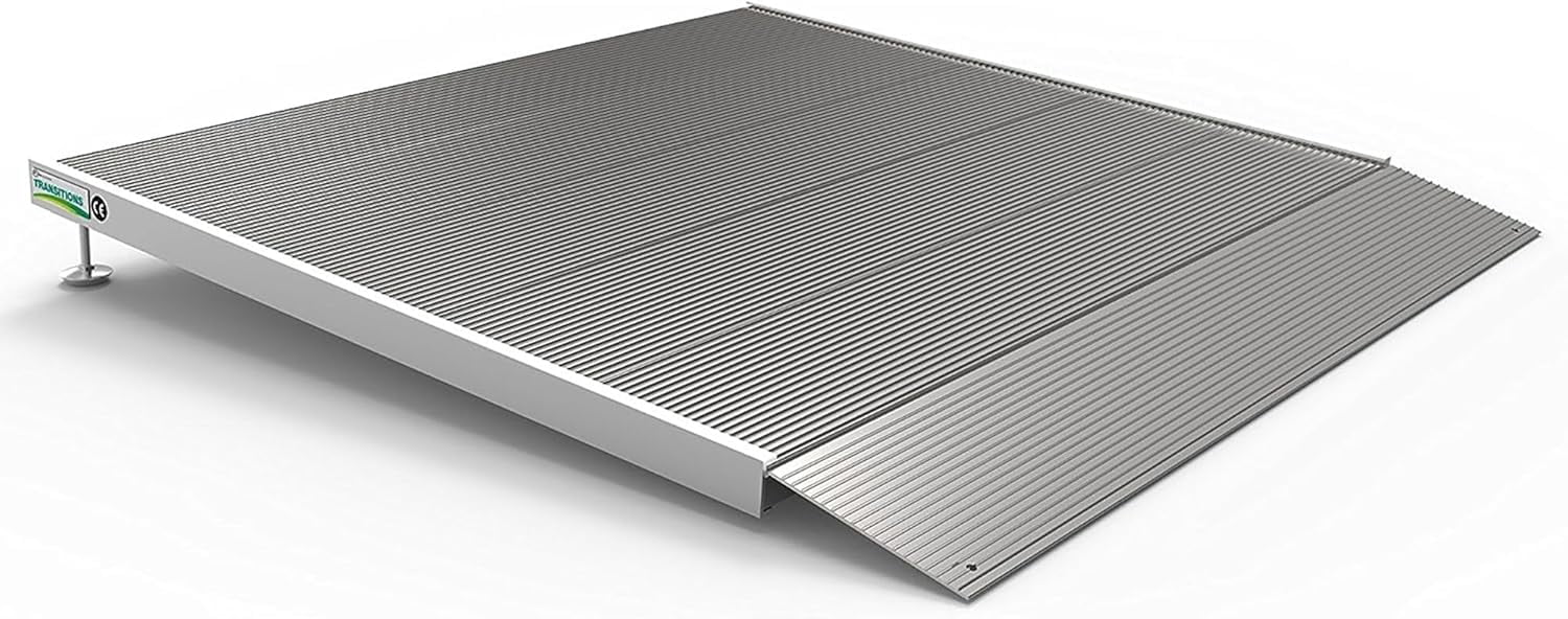 EZ-ACCESS TRANSITIONS 36 Inch Portable Self Supporting Aluminum Angled ...