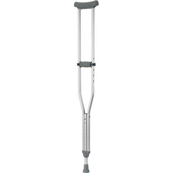 EZ Adjust Aluminum Crutches with Euro - Style Clip and Accessories