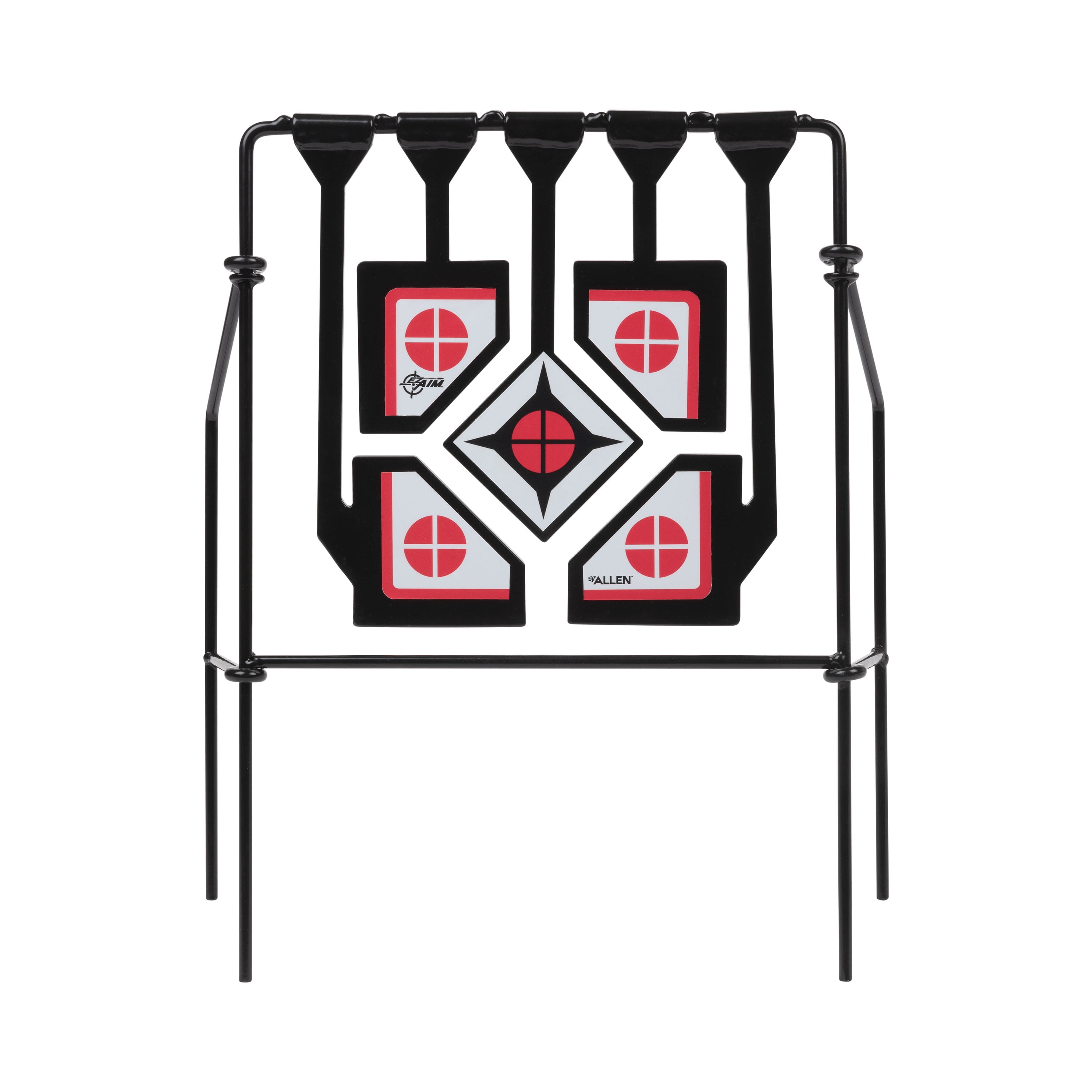 Allen Company Steel Target 5-Piece Spinner Black - Walmart.com