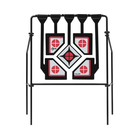 Allen Company Steel Target 5-Piece Spinner Black