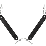 EZ Aim Gong Shooting Target Hanging Kit, Rubber Strap, 8"L, 1.4 lb, Black