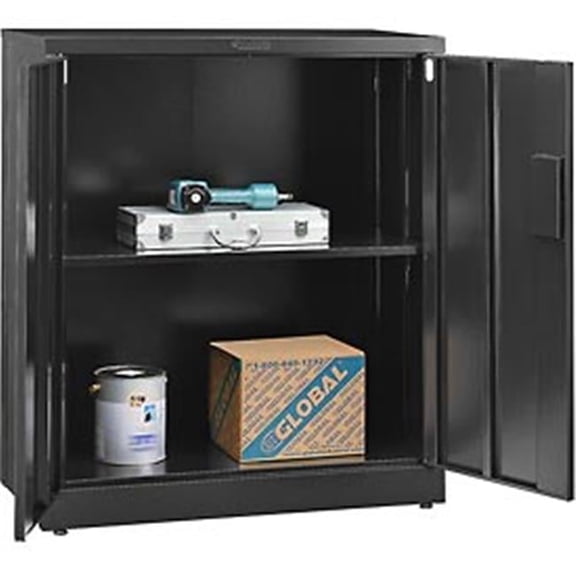EZ Assemble Steel Storage Cabinet - Black