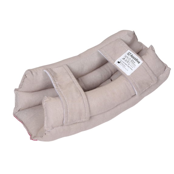 EZ Assistive Elbow Cushion Protector Skin-Friendly Cotton for Pressure Relief, Elderly & Bedridden Patients, ,khaki, Large
