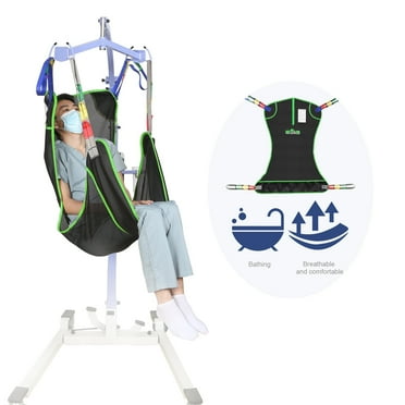 EZ Assistive Universal Full Body Hoyer Lift Sling, Lightweight Polyester Patient Lift Sling, 500 lb Capacity
