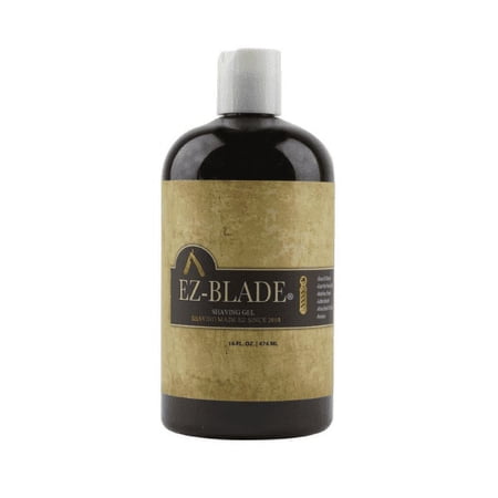 EZ BLADE Shaving Gel 16 Oz Clear Non Foaming Shaving Gel