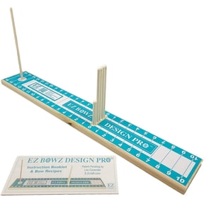 EZ Bowz Bow Maker, Design Pro for Gift Bows, Hair Bows, Wreaths, Ribbon