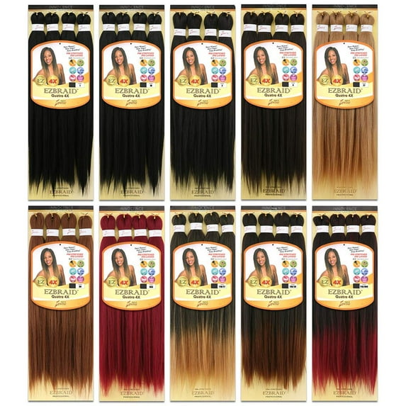EZ Braid Quatro 4X Pre-Stretched 26", Color T1B/27