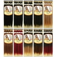 thumbnail image 1 of EZ Braid Quatro 4X Pre-Stretched 26", Color T1B/Red - 2PACK, 1 of 3