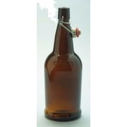 EZ Cap Bottles w/ Swing Tops - 1L Amber