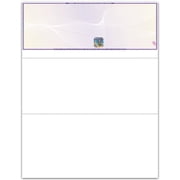 EZ Checks Blank Hologram High Security Business Checks | Check at Top (Purple/Yellow) | 500 Sheets | Compatible with QuickBooks