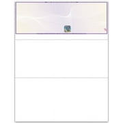 EZ Checks Blank Hologram High Security Business Checks | Check at Top (Purple/Yellow) | 500 Sheets | Compatible with QuickBooks