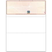 EZ Checks Blank Hologram High Security Laser Business Checks | Check at Top (Brown/Yellow) | 500 Sheets | Compatible with QuickBooks