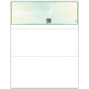 EZ Checks Blank Hologram High Security Laser Business Checks | Check at Top Green/Yellow | 500 Sheets | Compatible with QuickBooks