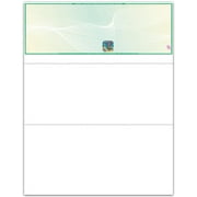 EZ Checks Blank Hologram High Security Laser Business Checks | Check at Top (Green/Yellow) | 500 Sheets | Compatible with QuickBooks