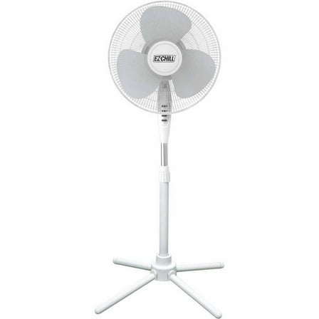 EZ-Chill 16” Oscillating 3-Speed Pedestal Fan