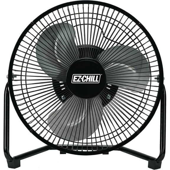 EZ-Chill 9 in. Desk or Table Fan - All-Metal, 3 Speed, Tilt