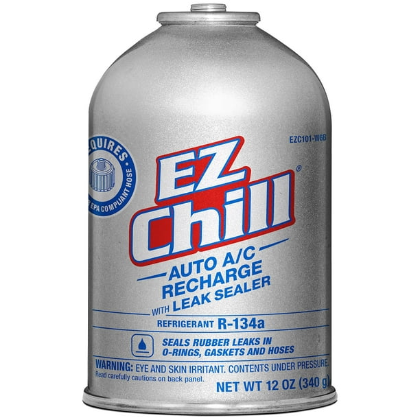 EZ Chill Automotive Air Conditioning R134a Recharge with Leak Sealer