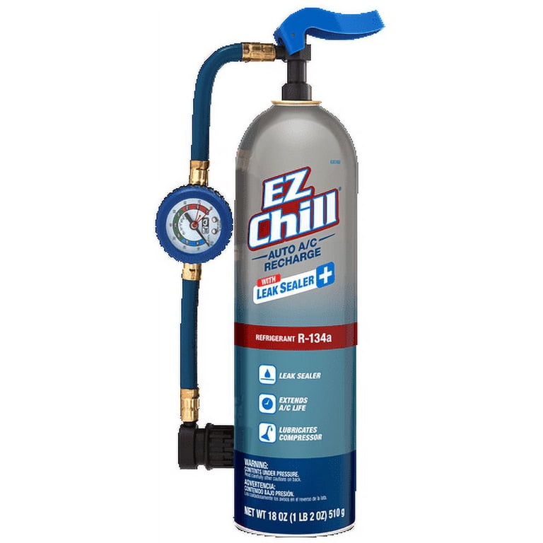 EZ Chill R-134a AC Recharge Kit with Leak Sealer Plus - Walmart.com