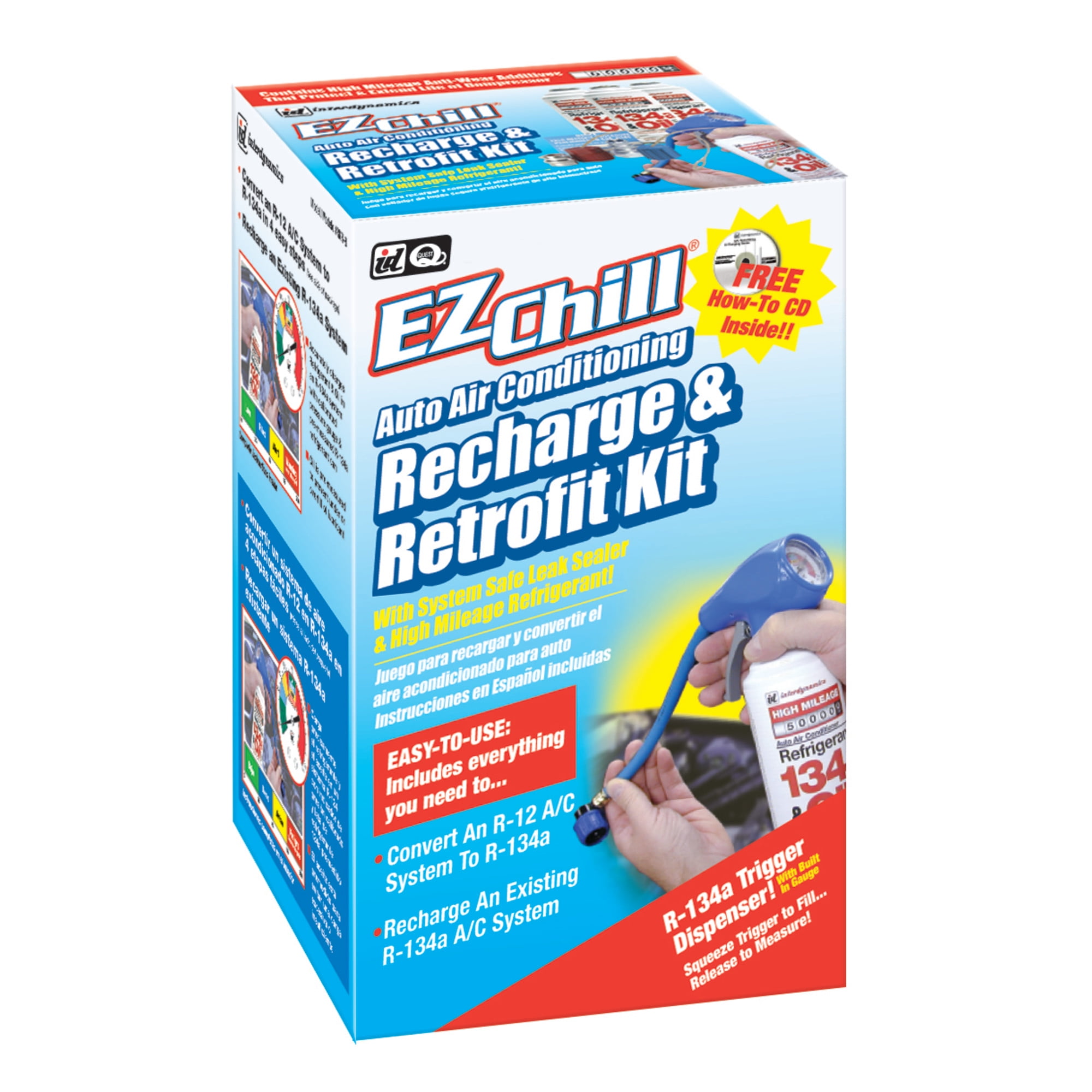 EZ Chill Recharge & Retrofit Kit (36 ounces total fill) (Three 12 ounce cans)