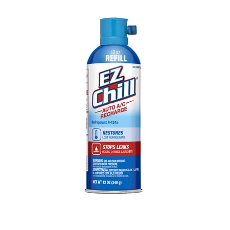 EZ Chill Refill R-134A Refrigerant Plus Oil - 12 OZ