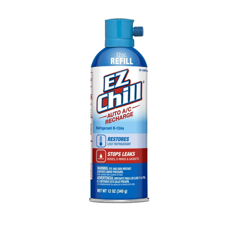 EZ Chill Refill R-134A Refrigerant Plus Oil - 12 oz - Walmart.com
