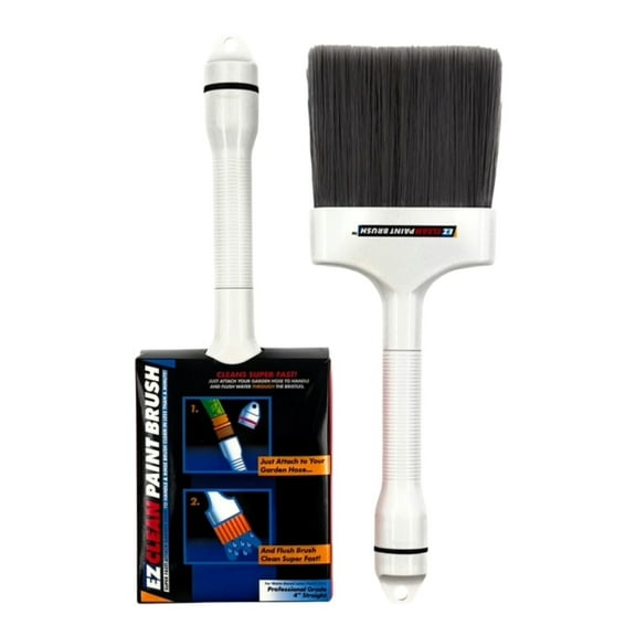EZ Clean Paint Brush 4" Angled Synthetic Paintbrush