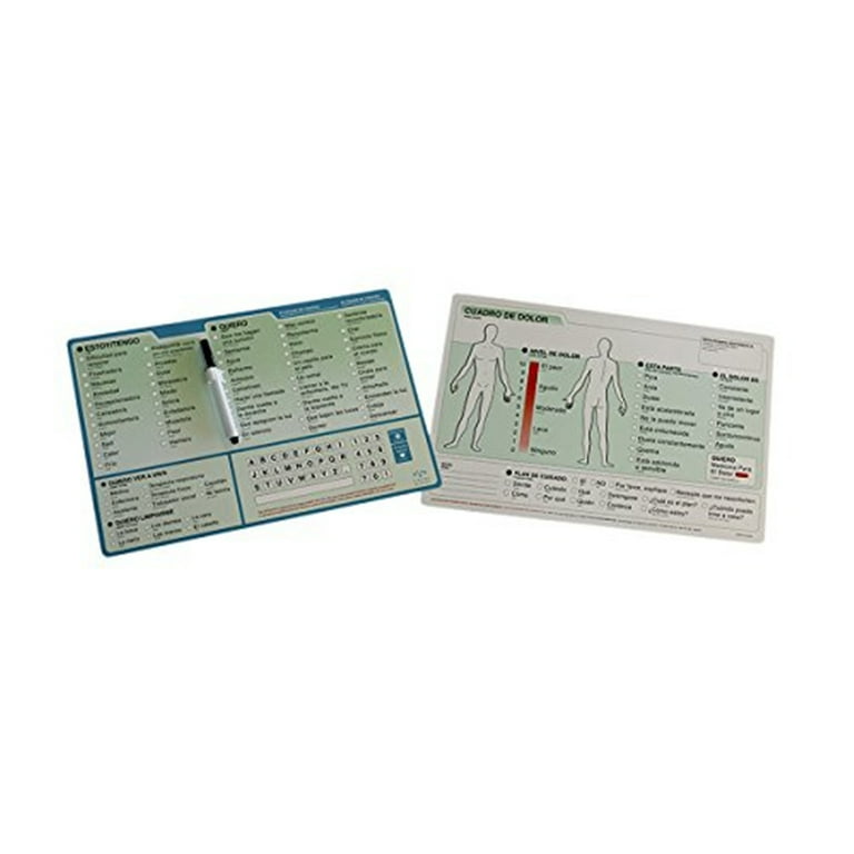 EZ Communication Board, Spanish Word Board EZ Communication Board, Spanish Word Board