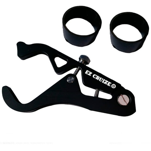 EZ Cruize - Motorcycle Cruise Control - Universal Throttle Assist - Wrist / Hand Grip Lock Clamp - Comes with 2 Rings