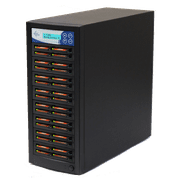 EZ DUPE 1 إلى 31 CF Pantera Duplicator - 2 جيجابايت/دقيقة - عدة محركات أقراص فلاش مدمجة وMicroDrives محرك أقراص فلاش مدمج بطاقة ذاكرة ناسخة مستقلة وممحاة/معقم متوافق مع وزارة الدفاع - حتى 35 ميجابايت/ثانية F31-SSP